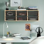 IKEA TROFAST çocuk duvar rafı çam-gri - 49478199