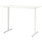 IKEA Trotten Yüksekliği Ayarlanabilen Çalışma Masası Beyaz 160 x 80 cm
