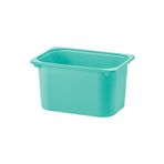 IKEA Turkuaz Çocuk Odası Eşya Oyuncak Saklama Kutusu 42x30x23 Cm Turkuaz