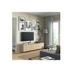 IKEA tv sehpası, ağartılmış meşe görünümlü, 180x42x38 cm, LAPPVIKEN