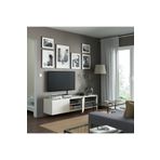 IKEA tv sehpası, beyaz, 180x42x38 cm, LAPPVIKEN