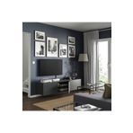 IKEA tv sehpası, koyu gri, 180x42x38 cm, LAPPVIKEN