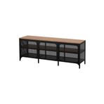 IKEA tv sehpası, siyah, 150x54 cm
