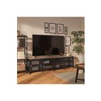 IKEA tv sehpası, siyah, 198x45x54 cm