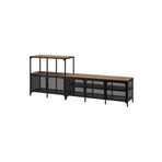 IKEA tv sehpası, siyah, 250x36x95 cm