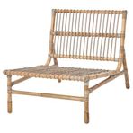 IKEA TVARÖ tekli bahçe koltuğu kahverengi - 10515485