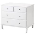 IKEA TYSSEDAL 4 çekmeceli şifonyer beyaz - 80391325
