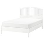 IKEA Tyssedal Lönset Beyaz 140x200 cm Çift Kişilik Karyola