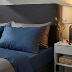 IKEA ULLVIDE tek kişilik çarşaf koyu mavi - 60342755