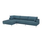IKEA UPPAKRA 4,5 kişilik kanepe ve uzanma koltuğu Axvall koyu gri-mavi - 49613041
