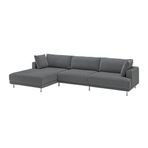 IKEA UPPAKRA 4,5 kişilik kanepe ve uzanma koltuğu Johanneshov koyu gri - 69613040