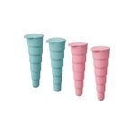 IKEA UPPFYLLD dondurma kalıbı, pembe-turkuaz, 16 cm, 4 adet