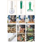 IKEA Uppfylld Serisi, Hamur & Pizza Kesici, Yatay Soyacak, Dik Soyacak, 3 Parça