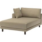 Ikea Uppåkra Uzanma Koltugu G 127 x D 180 x Y 95 Cm: Johanneshov Kahverengi-Bej Buklet Konforu ve Za