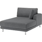 Ikea Uppåkra Uzanma Koltugu, Koyu Gri (G 127 x D 180 x Y 46 Cm) – Şık Buklet Kumaş, 10 Yıl Garanti