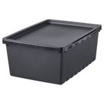 IKEA UPPSNOFSAD kapaklı kutu siyah - 99393107