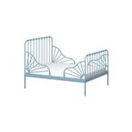 IKEA uzayabilen çocuk karyolası, gri-mavi, 80x200 cm