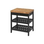 IKEA Vadholma Siyah Meşe 79x63x90 cm Mutfak Adası