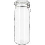 IKEA Vakum Kapaklı Cam Kavanoz Meridyendukkan Şeffaf 2 Litre Contalı Kavanoz - 2 lt - 1 Adet