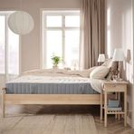 IKEA Valevag Açık Mavi 120x200 CM Tek Kişilik Yatak