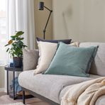 IKEA VALLKRASSING kırlent kılıfı açık mavi-gri - 40570965