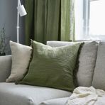 IKEA VALLKRASSING kırlent kılıfı gri-yeşil - 50570955