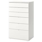 IKEA VIHALS 6 çekmeceli şifonyer beyaz - 30483247