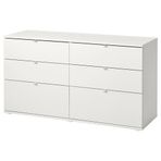 IKEA VIHALS 6 çekmeceli şifonyer beyaz - 80490113