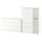 IKEA VIHALS dolap kombinasyonu beyaz - 39442177
