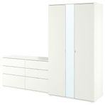 IKEA VIHALS dolap kombinasyonu beyaz - 49442186