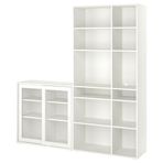 IKEA VIHALS dolap kombinasyonu beyaz-cam - 19521095