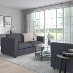 IKEA VIMLE 2'li kanepe gunnared orta gri - 49398975