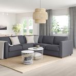 IKEA VIMLE 4'lü köşe kanepe gunnared orta gri - 69399479