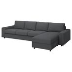 IKEA Vimle Hallarp Gri 3'lü Kanepe