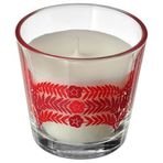 IKEA VINTERFINT bardakta kokulu mum beyaz - 30577104
