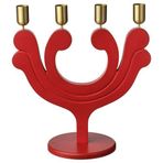 IKEA VINTERFINT şamdan kırmızı - 40603857