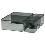 IKEA VISSLAAN kutu seti gri - 90554538