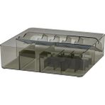 Ikea Vısslaån Bölmeli Düzenleyici Gri 32 x 31 x 9 cm Çekmece Içi Veya Masa Üstü Kullanıma Uygun - Şeffaf