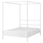 IKEA VITARNA/LURÖY çift kişilik karyola beyaz - 09556127