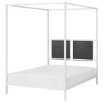 IKEA VITARNA/LURÖY çift kişilik karyola beyaz - 39556258