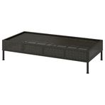 IKEA VITTSKAR bahçe koltuğu oturma bölmesi koyu gri - 80590419