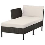 IKEA VITTSKAR bahçe uzanma koltuğu koyu gri - 39591271