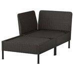 IKEA VITTSKAR bahçe uzanma koltuğu koyu gri - 59591270