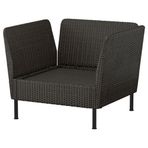 IKEA VITTSKAR tekli bahçe koltuğu koyu gri - 89591037