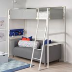 IKEA VITVAL ranza beyaz-açık gri - 10411242
