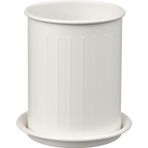Ikea VÄLVÅRDAD çatal bıçaklık, 13 cm (Beyaz-Galvanizli)