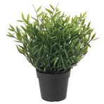 IKEA Yapay Bambu Bitkisi MeridyenDukkan 9 Cm Yapay Bitki Ev Dekorasyon Bambu,Yeşil