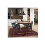IKEA yemek masası meşe kaplama kahverengi 220x100 6-8 kişilik sevdiklerinizle buluşma yeriniz olur