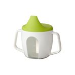 Ikea Yeşil - Beyaz Bebek Kulplu Suluk 20 Cl