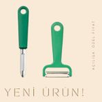 IKEA Yeşil Patates Soyacağı 1ADET + Yeşil Soyacak 1 Adet